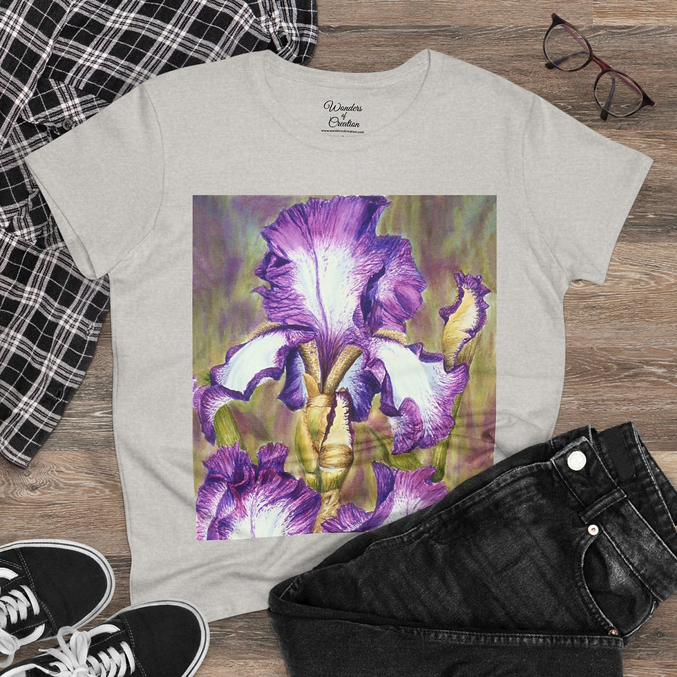 Thumbnail: Women's Tee Purple Iris T-Shirt