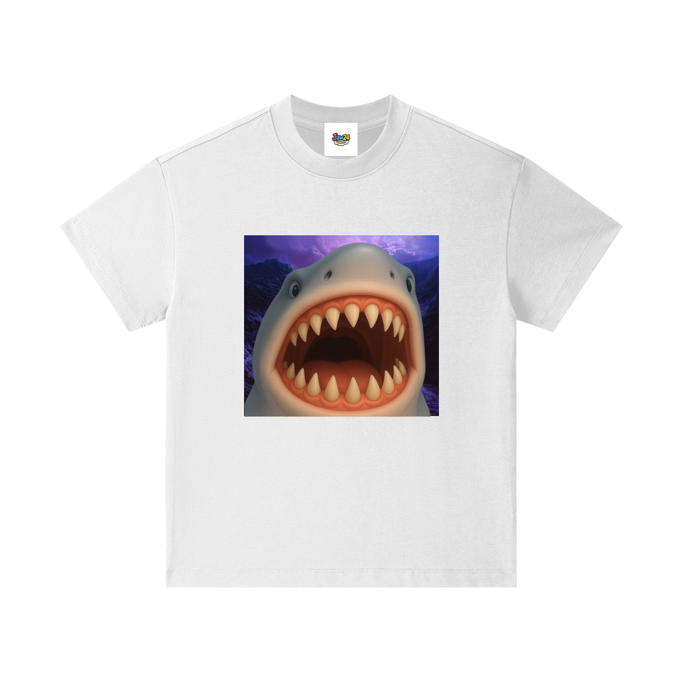 Pure Cotton Essential Kids Shark T-Shirt