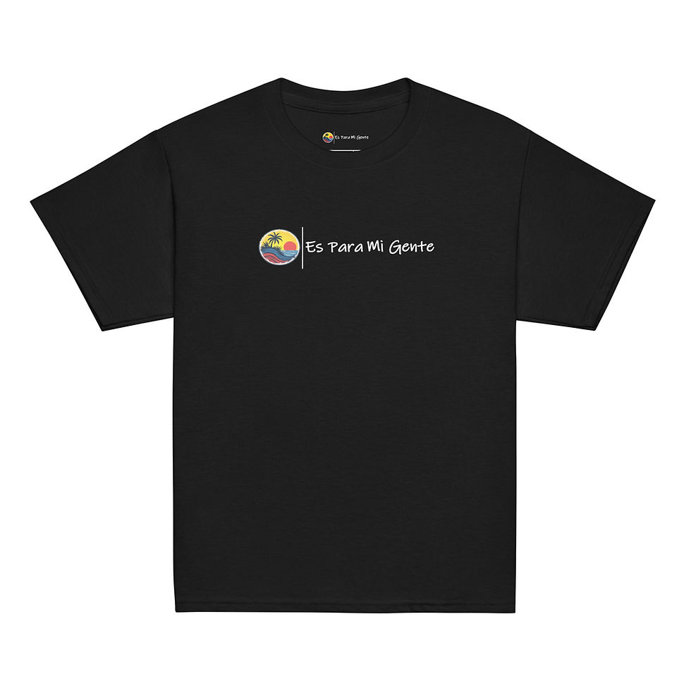 "Es Para Mi Gente", Signature youth classic tee - dark version