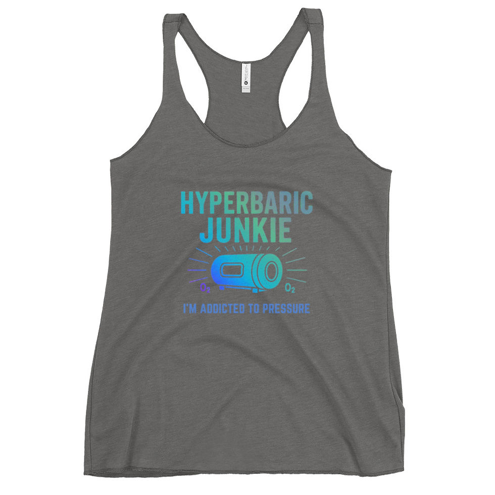 Thumbnail: Women's Racerback Tank - HBOT Junkie