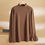 Thumbnail: Brushed Shirt Men's Warm Tops Mock Neck Fleece Long Sleeve Tshirt Soft Pullover 