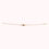 Miniatura: 14K Solid Gold Child Cable Link Bracelet With Medical Plaque