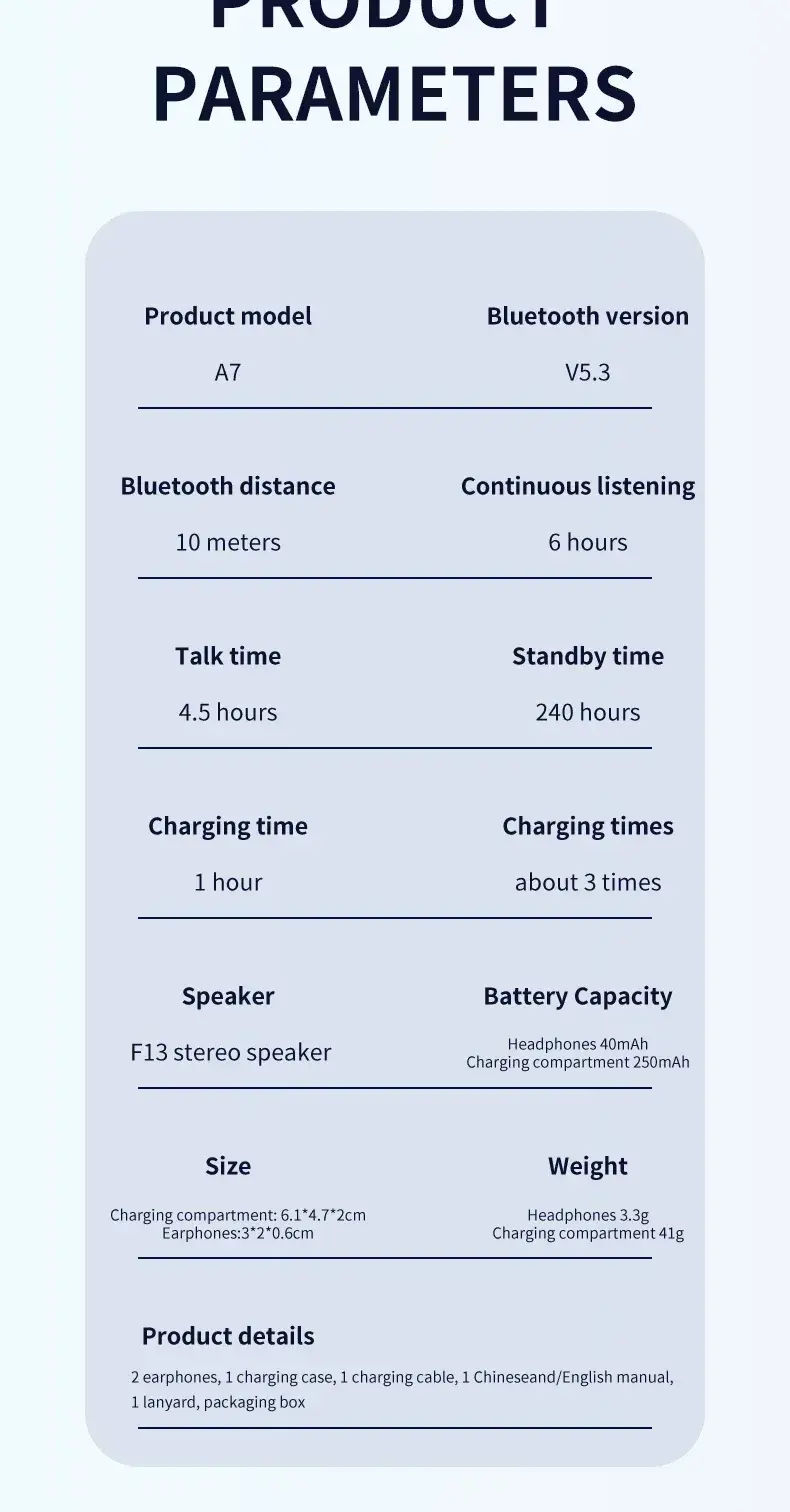 Thumbnail: Original Wireless bluetooth headphone noise canceling earphone HIFI stereo heads