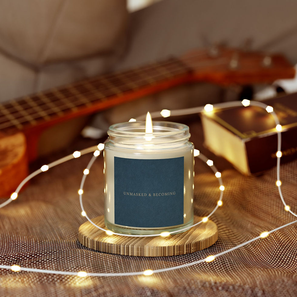 Thumbnail: Unmasked & Becoming | Proudly Unmasked Candle | Sailing Home Edition