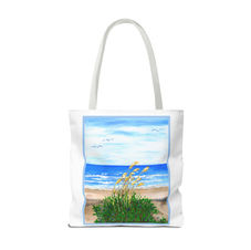 Coastal Tote Bag - by TRENDY COAST - Beach Sea Oats images.