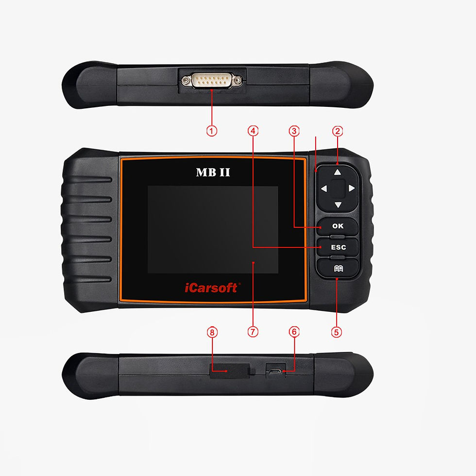 Thumbnail: iCarsoft MBII for Mercedes Benz, Reads and Clears Trouble Codes, EPB,SAS, ETC...