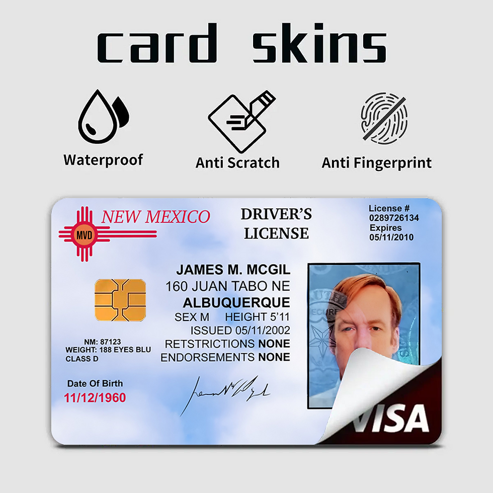 Thumbnail: Funny Movie Credit Card Stickers – Waterproof Removable Debit Card Skins