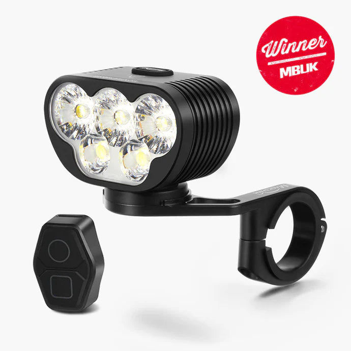 Thumbnail: MONTEER 8000S GALAXY V2.0 Remote MTB Light