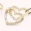 Miniatura: 14K Gold Interlocking Heart Paperclip Bracelet – GB0290