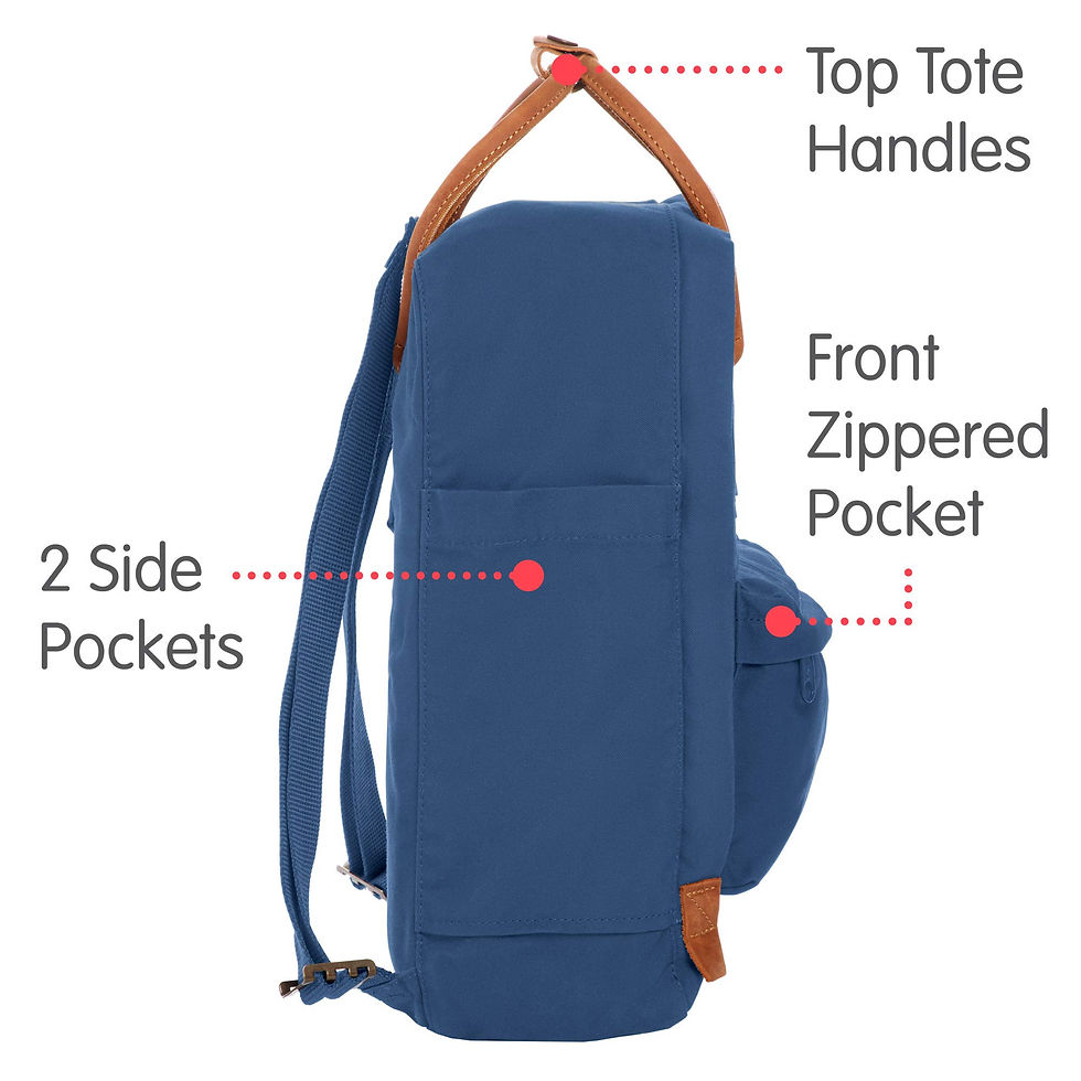 Thumbnail: Fjällräven Kånken No.2, Blue Ridge, 27 x 13 x 38 cm/16 Litre