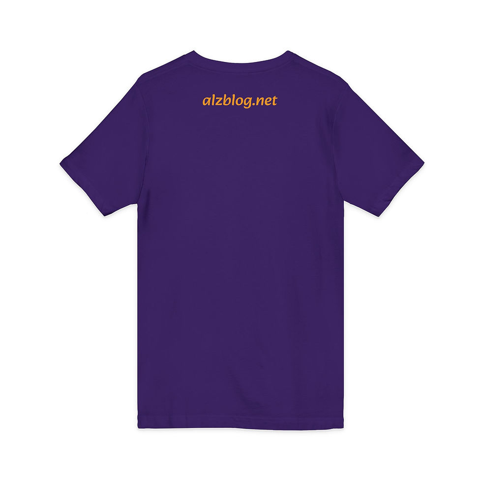 Thumbnail: ALZ Fired Up! Unisex V-Neck Shirt for Alzheimer's Awareness
