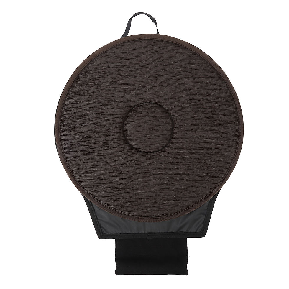 Thumbnail: Black Swivel Seat Cushion Double Layer Washable 360 Degree Rotating Seat Cushion
