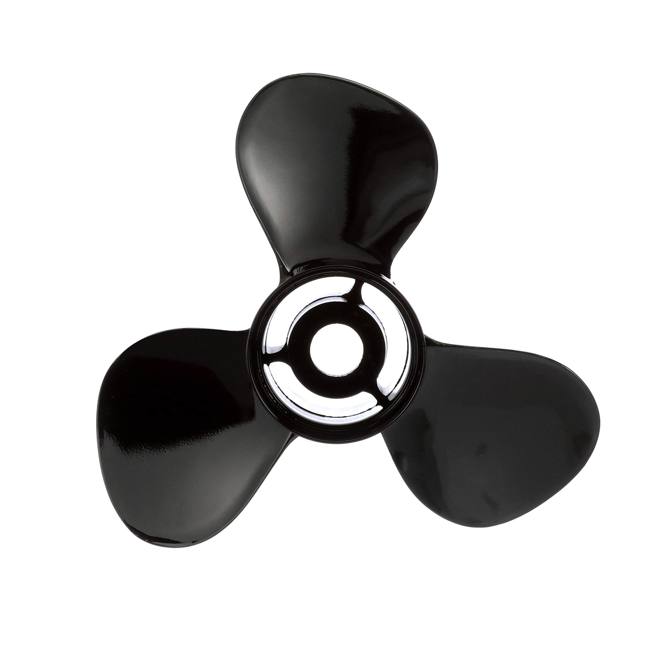 Quicksilver Black Diamond 3-Blade Aluminum Propeller, 15.3 dia x 15 pitch, Ri...