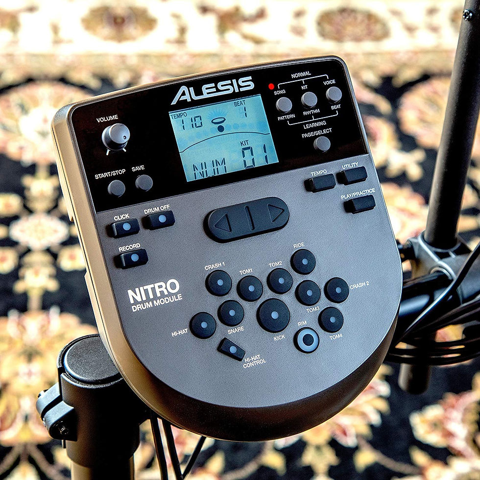 Thumbnail: Alesis Nitro Mesh Electronic Drum Kit with Drum Sticks