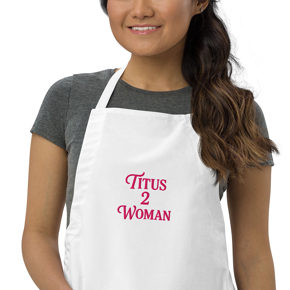 Thumbnail: Titus 2 Woman - Embroidered Apron