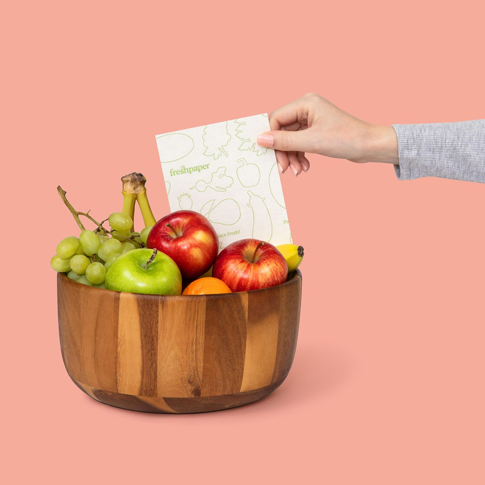 Thumbnail: THE FRESHGLOW CO FRESHPAPER Keeps Fruits & Vegetables Fresh for 2-4x Longer, ...