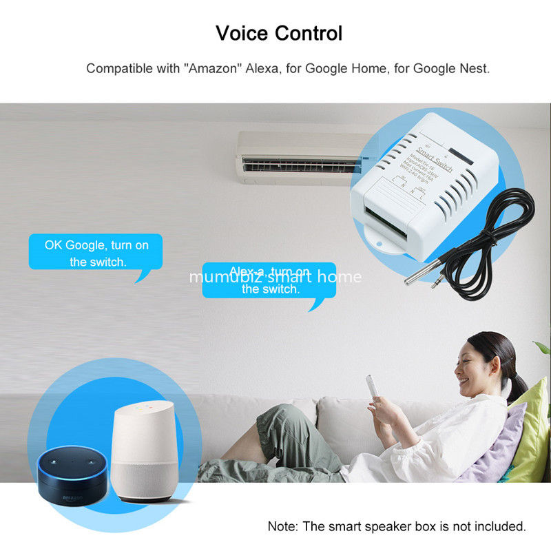 Thumbnail: Smart Life WiFi Temperature Switches 16A Smart Thermostat Real-time Energy Comsu