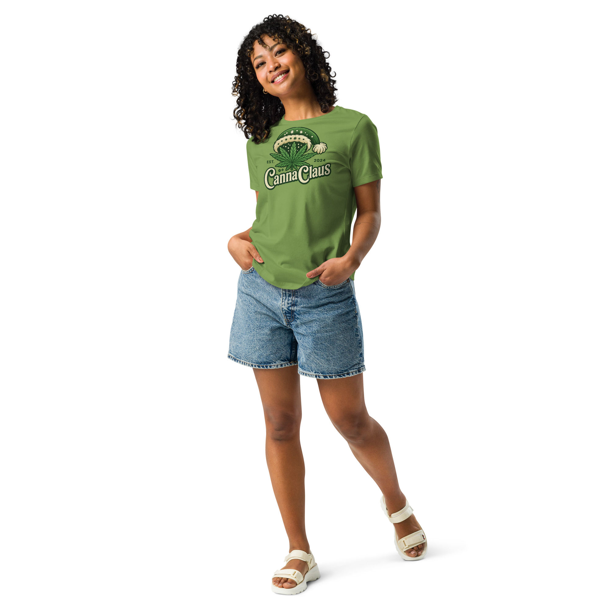 Canna Claus Women's Relaxed T-Shirt