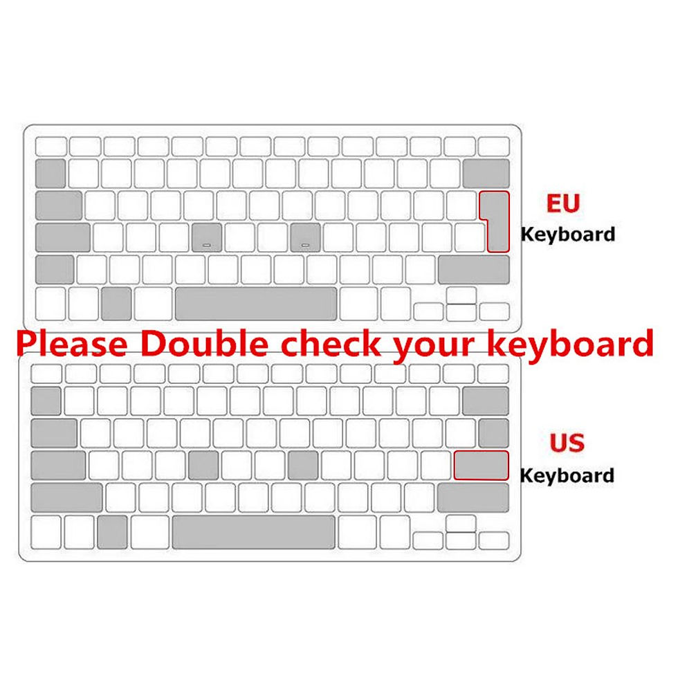 Thumbnail: HRH Silicone Keyboard Cover Skin for MacBook Air 13,Pro 13/15/17 (with or w/O...