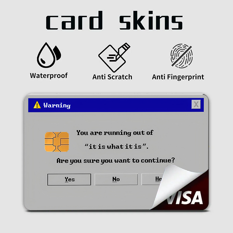 Thumbnail: Funny Movie Credit Card Stickers – Waterproof Removable Debit Card Skins