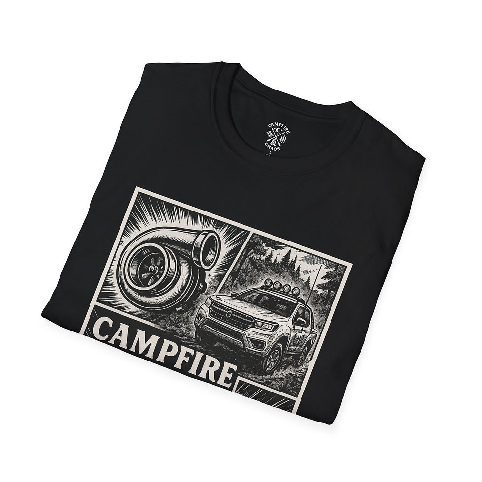 Thumbnail: Campfire Chaos: Turbo Trails Tee