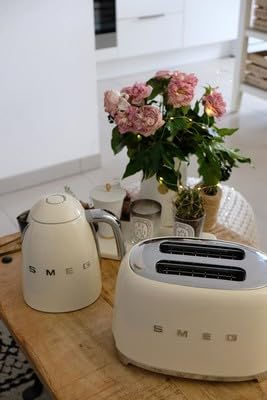 Thumbnail: SMEG 2 Slice Toaster with 6 Presets and Defrost Function and Removable Crumb ...