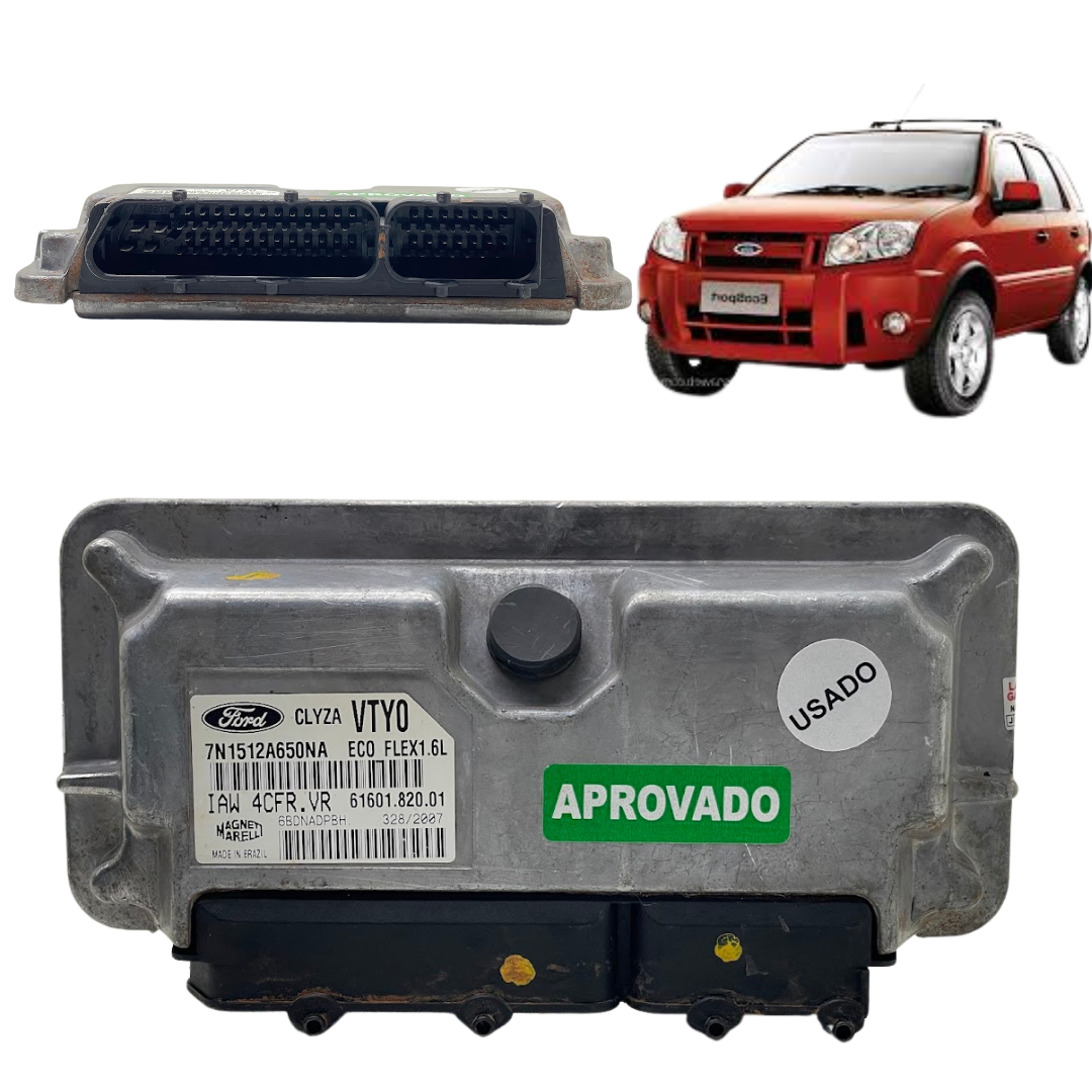 Módulo Injeção Ford Ecosport 2008 7n1512a650na Vty0 Iaw4cfr