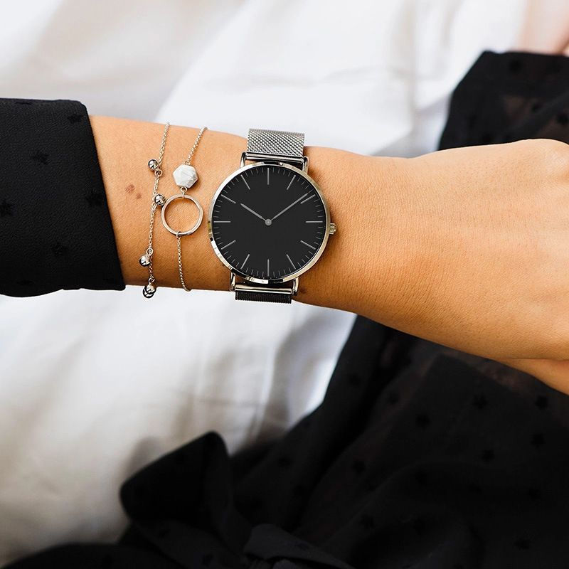 Thumbnail: Luxury Rose Gold Watch Women Bracelet Watches Top Brand Ladies Casual Quartz Wat