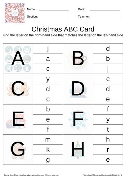 03_Christmas ABC Card