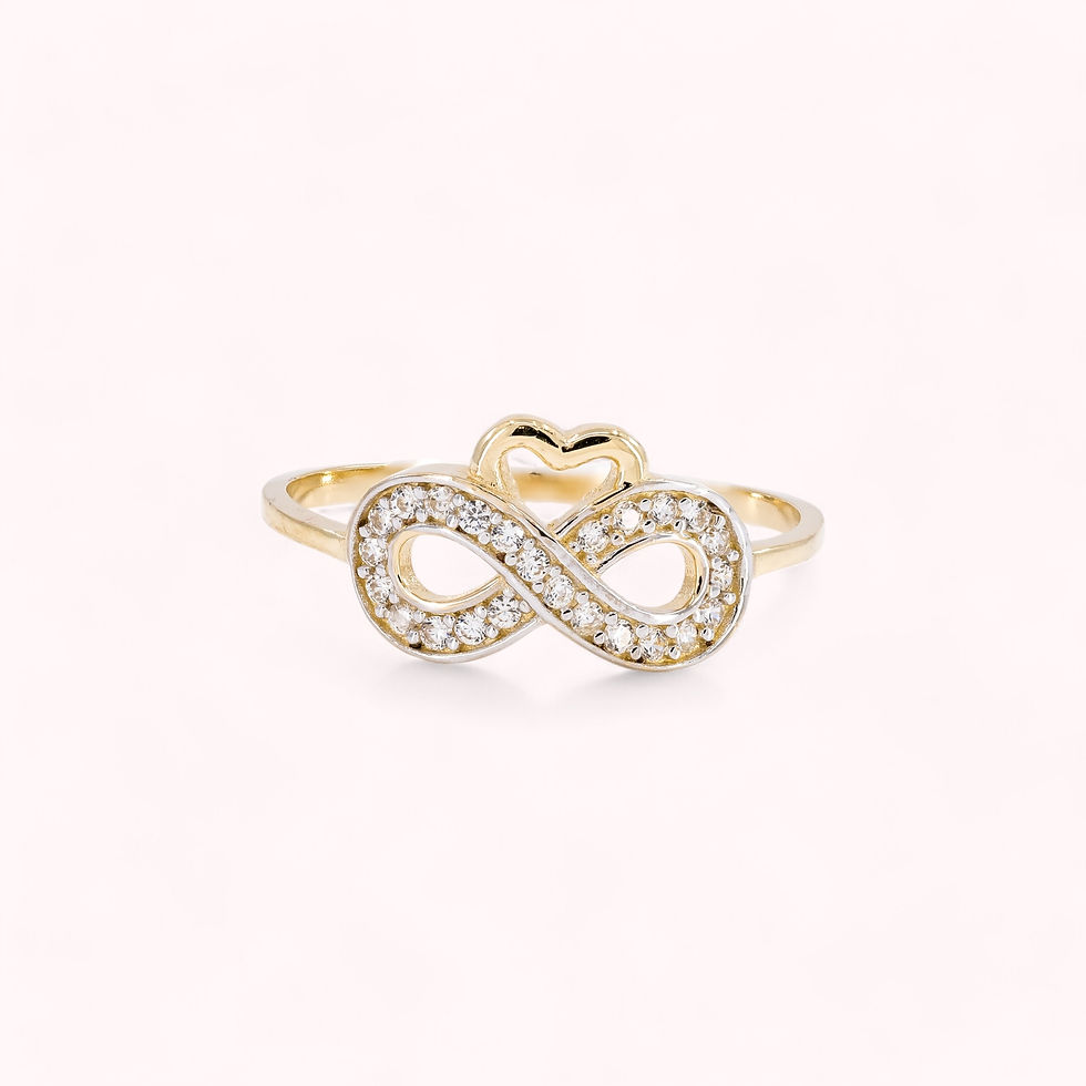 Thumbnail: 14K Solid Gold Twilight Knot Ring
