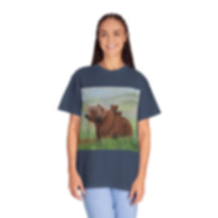 Mama Grizzly Bear and Cubs T-Shirt, Bear Lovers Gift, Gift for Mom