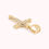 Miniatura: 14K Gold Cross Pendant With Inlaid Cubic Zirconia Cross