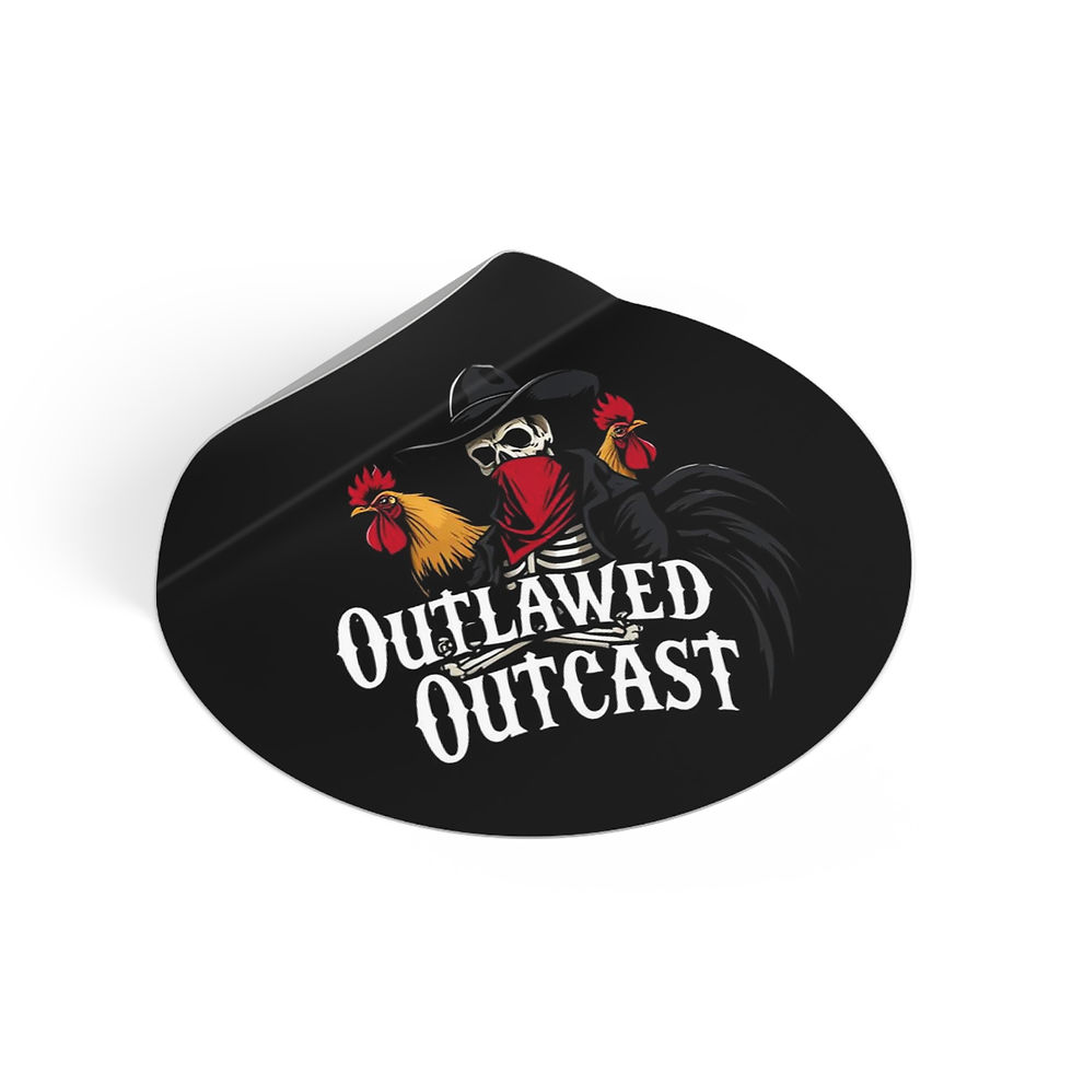 Thumbnail: Outlawed Outcast Vinyl Stickers 