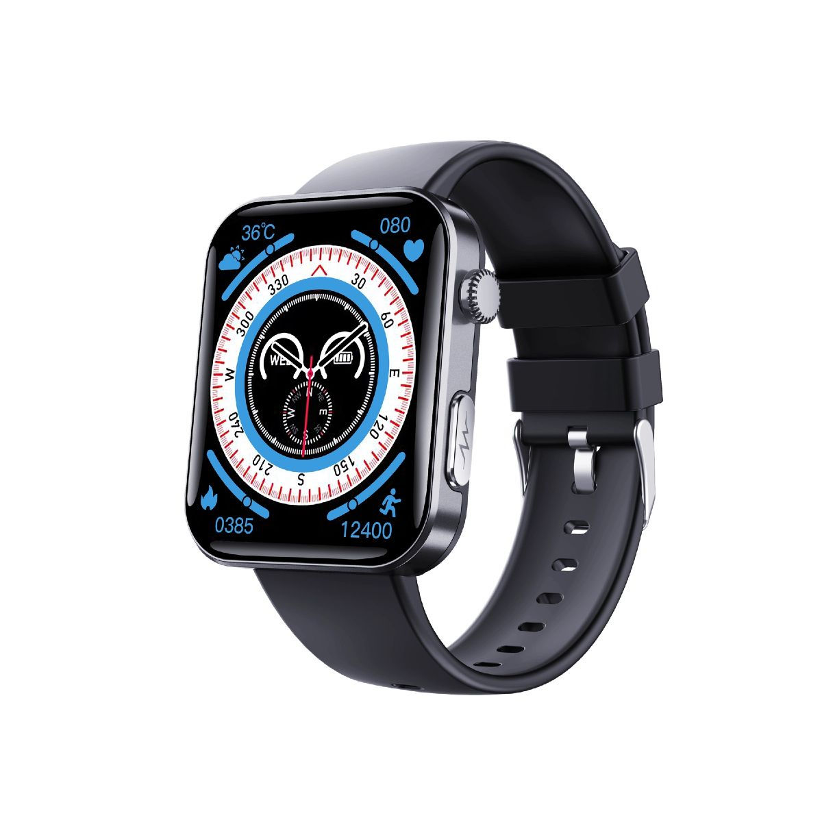 2025 New Smartwatch ECG Continuous Glucose Monitor Blood Pressure SOS Fall Alarm