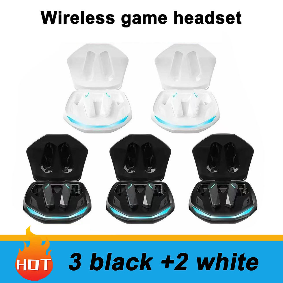 Thumbnail: GM02 Bluetooth 5.3 Earphones Sports Headset Wireless In-Ear Gaming with Mic Dual