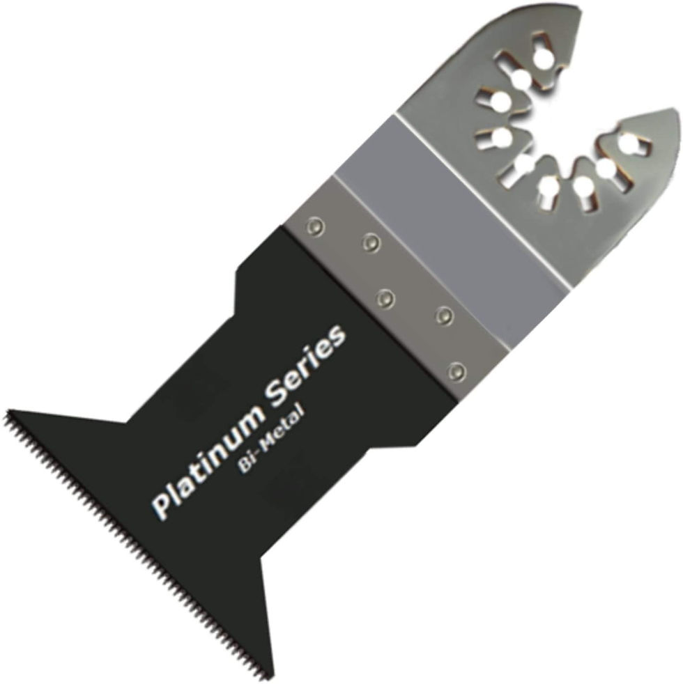Thumbnail: SKEMIX 24-Piece Metal/Wood Oscillating Multitool Quick Release Saw Blades Fit...