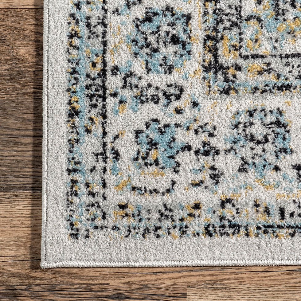 Thumbnail: nuLOOM Paisley Vintage Persian Area Rug, 8' Square, Verona Grey