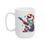 Thumbnail: "Cute Bearded Dragon playing the electric guitar" Coffee mug