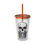 Thumbnail: Skullzy Cold Drink Tumbler – Gothic Skull Iced Beverage Cup