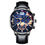 Thumbnail: Fashion Mens Sports Watches Luxury Stainless Steel Quartz Wrist Watch Calendar L
