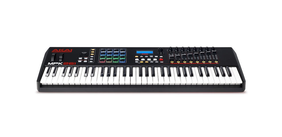 Thumbnail: AKAI Professional MPK261 - USB MIDI Keyboard Controller with 61 Semi Weighted...