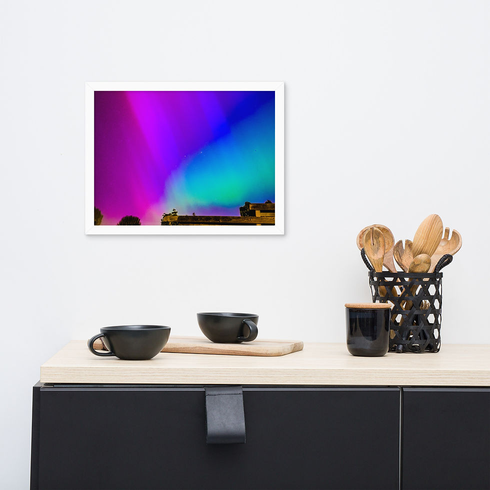Thumbnail: Aurora Borealis Framed Print
