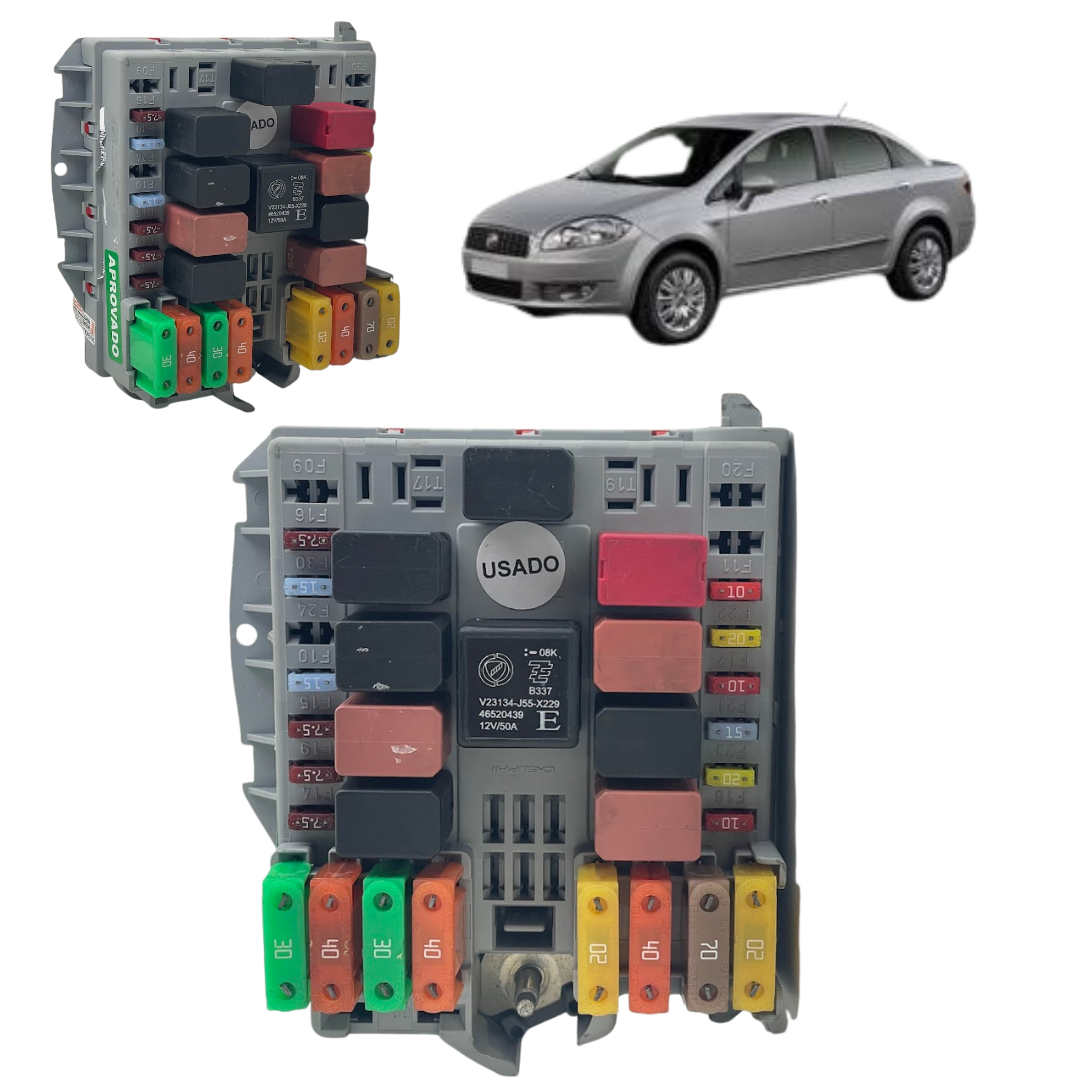 Caixa Fusível Fiat Linea 1.9 2008-2015 52815339 Compare