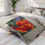 Thumbnail: Fleece Blanket Orange Tulips