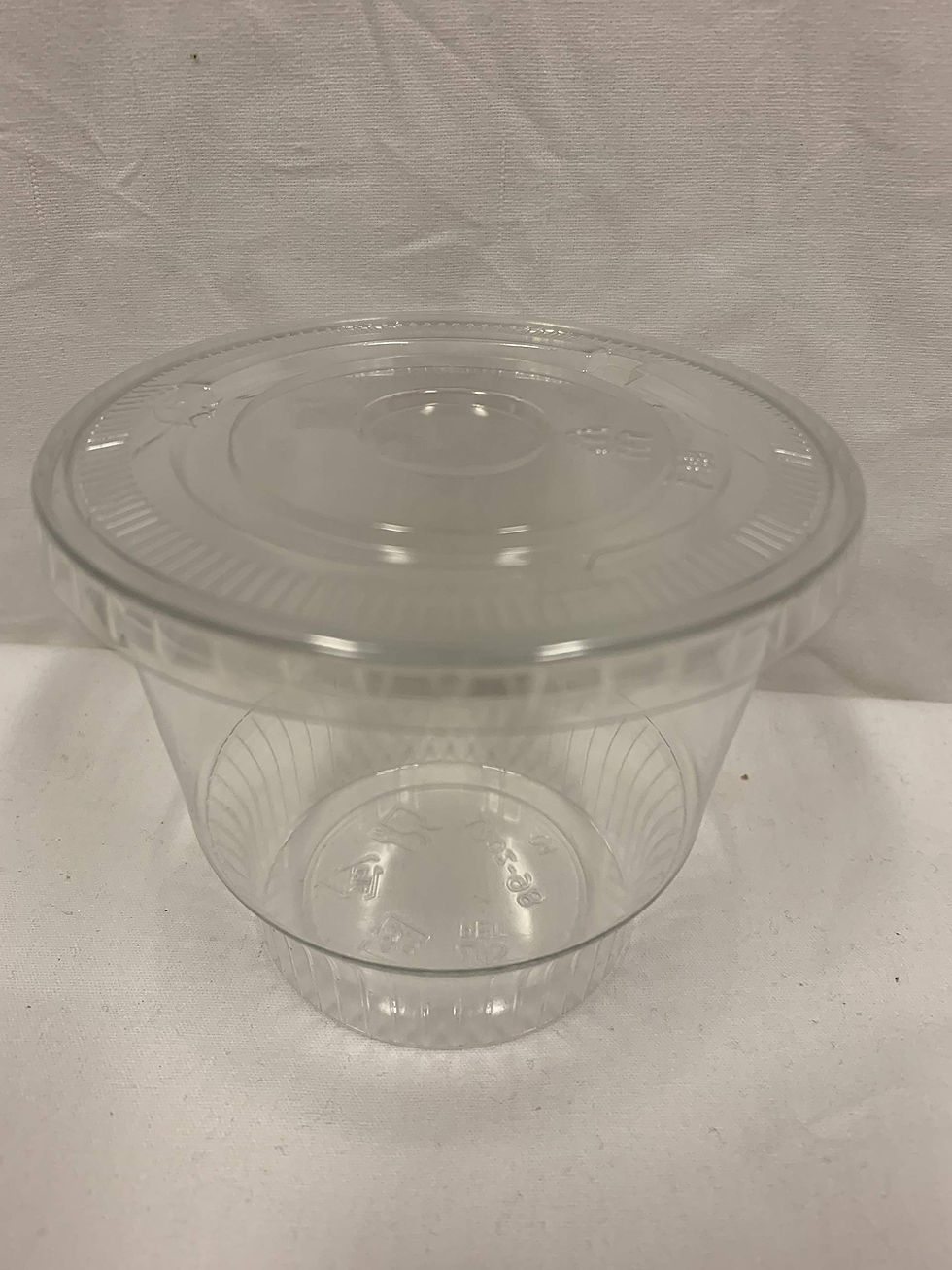 Thumbnail: Royal packaging suppliers 100sets 12oz. Plastic Ultra Clear squat Cups with f...