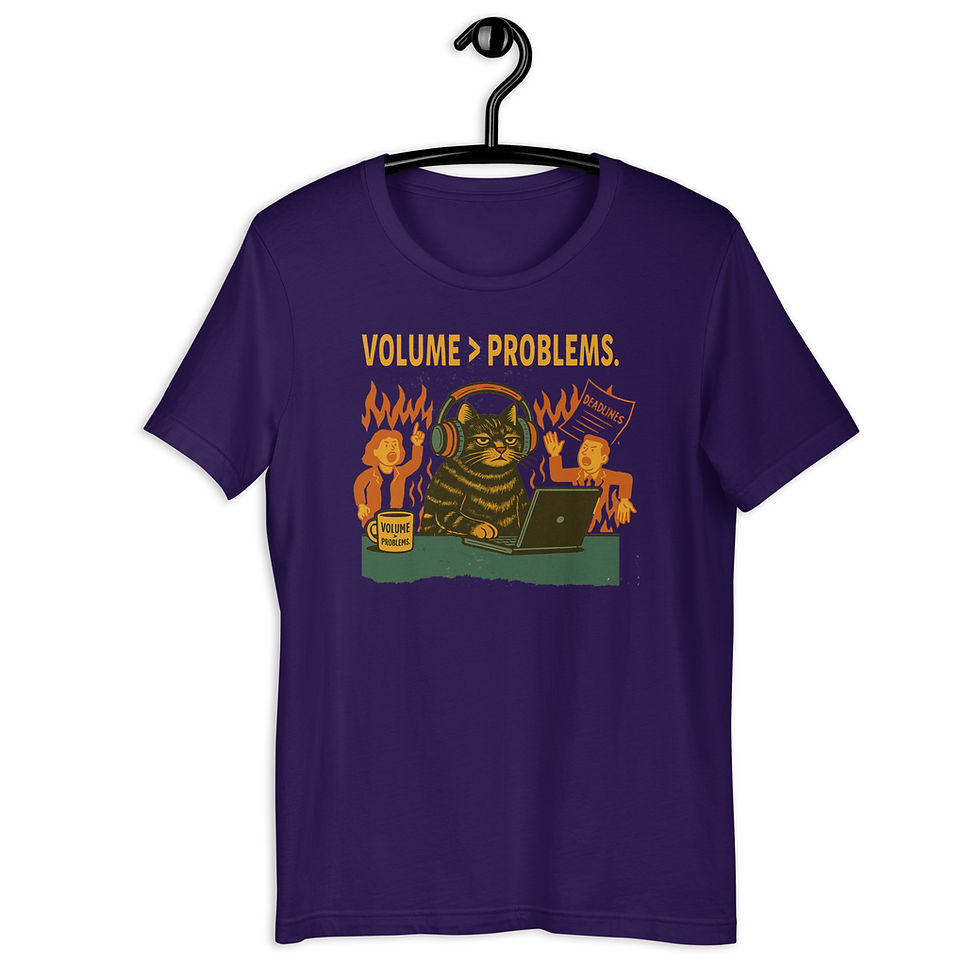 Thumbnail: Volume > Problems Unisex t-shirt