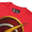 Thumbnail: Red shirt closeup with Flash logo and 3FoldLoveCo across the collar.