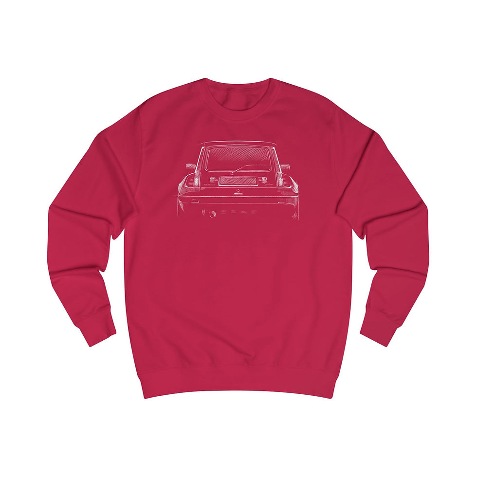 Miniature : Pull Renault R5 Turbo, unisexe, rouge
