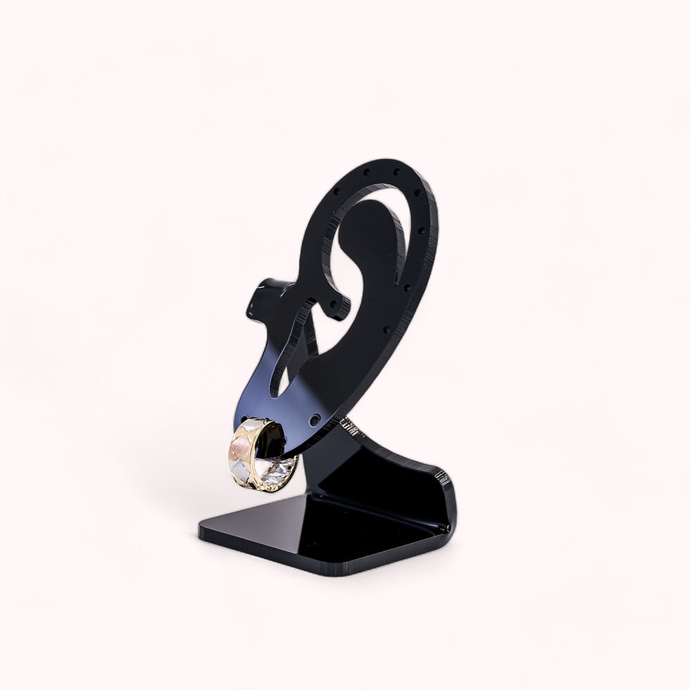 Thumbnail: 14K Solid Tricolor Gold Paragon Huggie Earrings