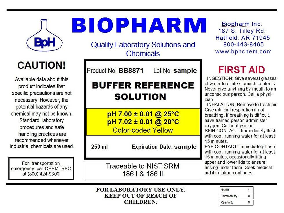 Thumbnail: pH Buffer Calibration Solution Kit 2-Pack — one pH 4.00 (red) and one pH 7.00...
